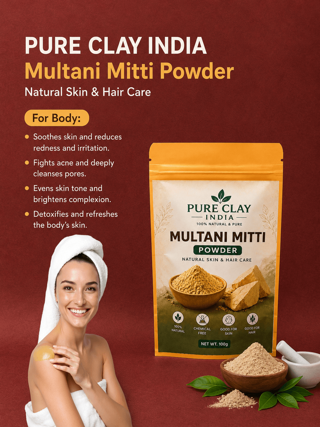Multani Mitti Powder - Image 1