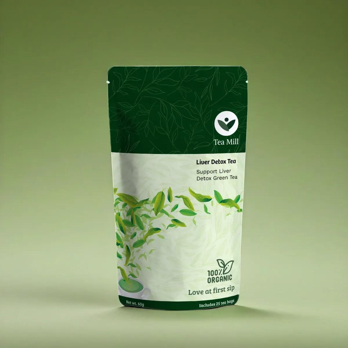 Detox Green Tea A powerful detox blend to reset your body and refresh your mind and day - naturally - Image 1